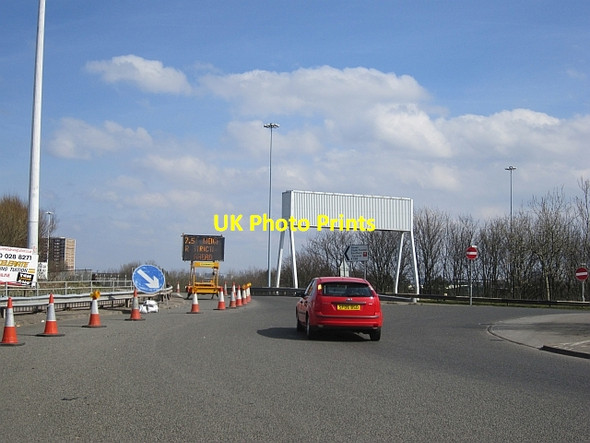Photo 6"x4" Junction 25, M8 Cardonald c2013