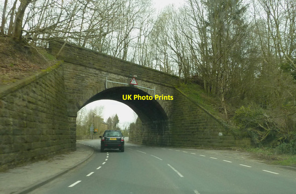 Photo 6"x4" Former Railway Bridge spanning the A616 Holmfirth c2013