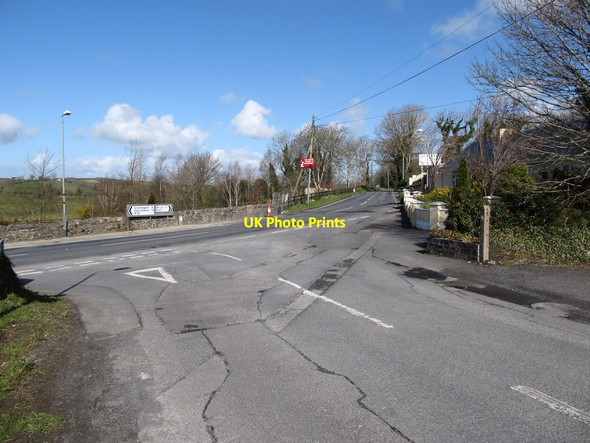 Photo 6"x4" Carrive Road at its junction with the Newry Road at Silverbridge Creggan\/H9316 c2013