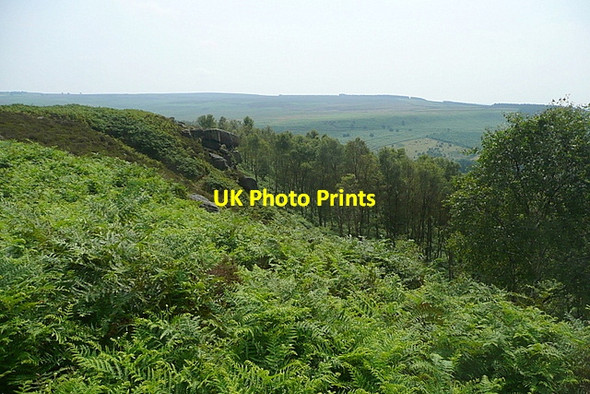 Photo 6"x4" Along Birchen Edge Robin Hood\/SK2772 c2012