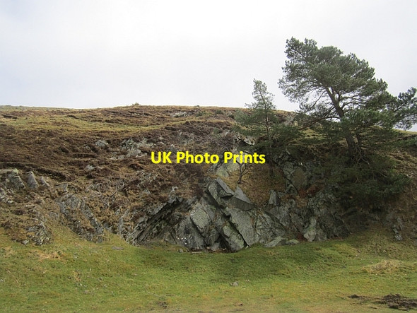 Photo 6"x4" Quarry, Cademuir Glenternie c2013