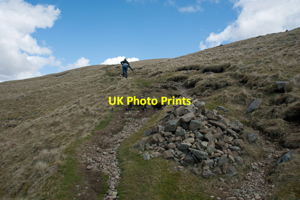 Photo 6"x4" Cairn on the Whin Rigg path Nether Wasdale c2013