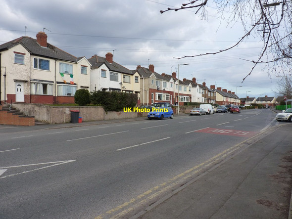Photo 6"x4" Semis on Audley Road Newport\/SJ7419 c2013