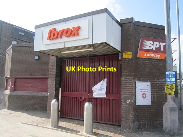 Photo 6"x4" Ibrox Subway Station Ibrox c2013