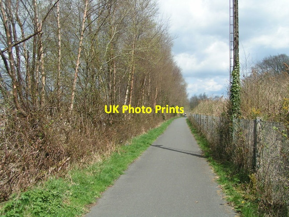 Photo 6"x4" On the Granite Way cycle route, looking towards Okehampton railway station Okehampton c2013