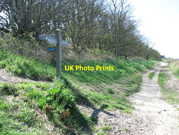 Photo 6"x4" The Norfolk Coast Path to Green Way, Stiffkey Stiffkey c2013