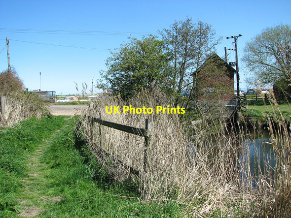 Photo 6"x4" Approaching Acle Dyke Acle c2013