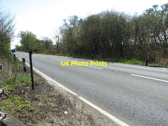 Photo 6"x4" View along the Acle Straight (A47 road) Acle c2013
