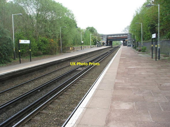 Photo 6"x4" Spital railway station, Wirral Bebington c2009