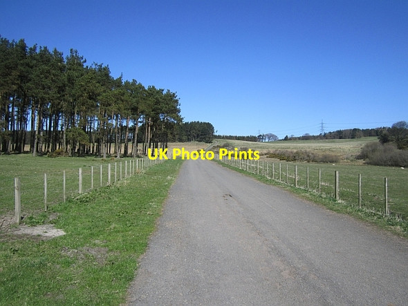 Photo 6"x4" Minor road north of Ingram Ingram c2013