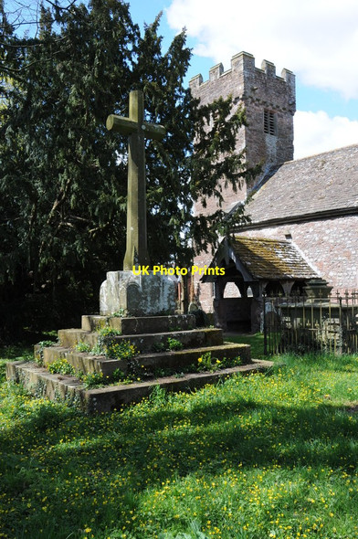 Photo 6"x4" Preaching cross, Penrhos Penrhos\/SO4111 c2013