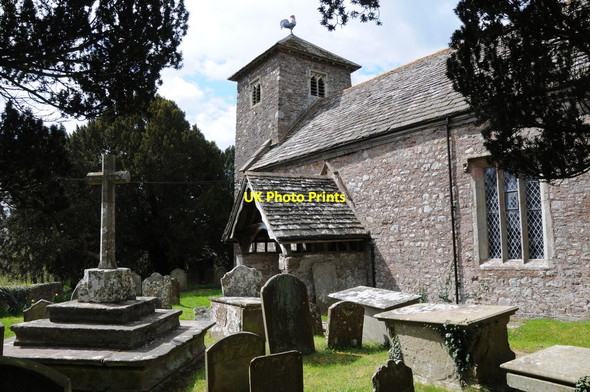 Photo 6"x4" Tregare church Tregare c2013