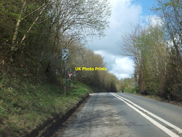 Photo 6"x4" A377 junction with Pool Lane Burrington\/SS6316 c2013
