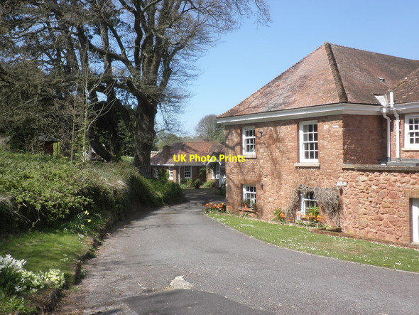 Photo 6"x4" Entrance driveway, Halse Manor Hospital Halse\/ST1427 c2013