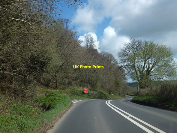 Photo 6"x4" Deep Lane junction with A377 Kingford\/SS6219 c2013