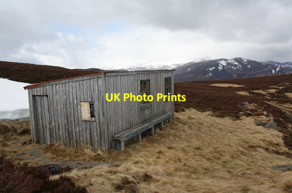 Photo 6"x4" Estate bothy on Drum Cholzie Allt Cholzie c2013