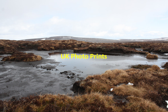 Photo 6"x4" Peat hags NE of Fasheilach Burn of Fasheilach c2013