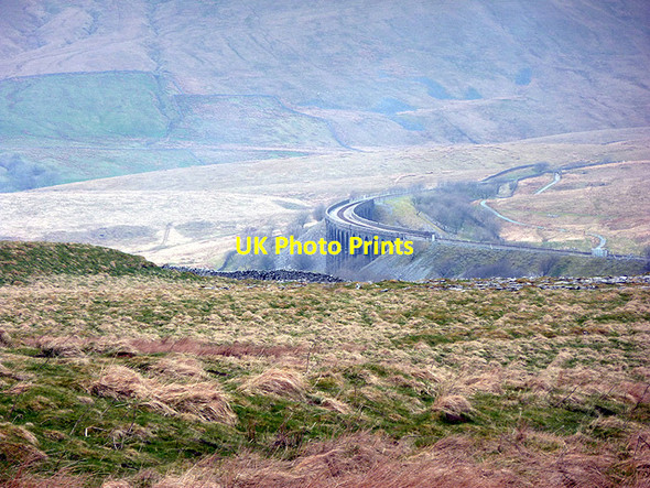 Photo 6"x4" Ribblehead Viaduct viewed from New Close Ribble Head\/SD7779 c2013