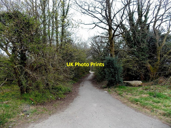 Photo 6"x4" Lane from Blackwood to Bryn Blackwood\/Coed Duon c2013