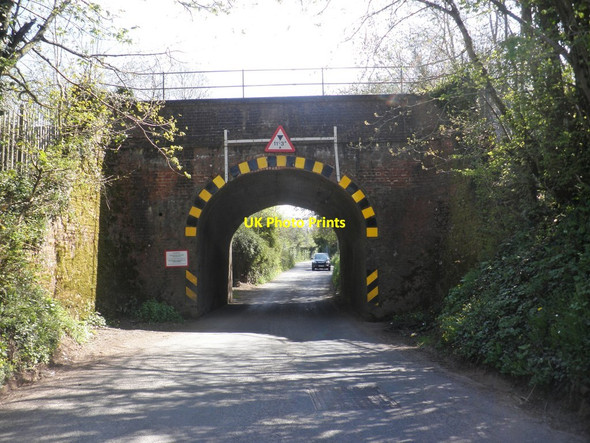 Photo 6"x4" Railway bridge, Poole Wellington\/ST1420 c2013