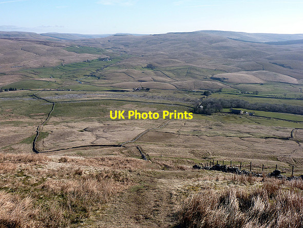 Photo 6"x4" Descending from Park Fell Ribble Head\/SD7779 c2013