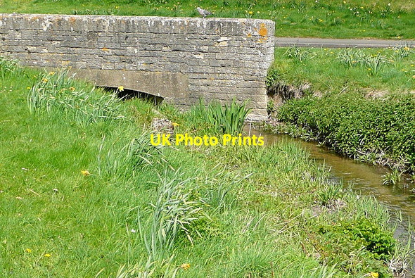 Photo 6"x4" Stream at Berrick Road Chalgrove c2013