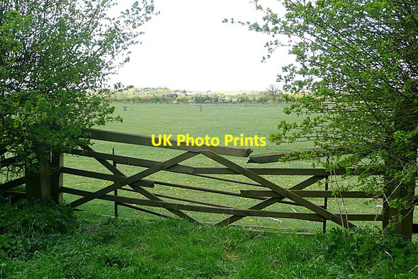 Photo 6"x4" Gate off the bridleway Upperton\/SU6594 c2013