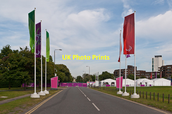Photo 6"x4" Entrance to London 2012 shooting venue  Woolwich c2012