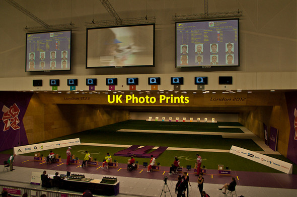 Photo 6"x4" Shooting range, London 2012 - inside the finals hall Woolwich c2012