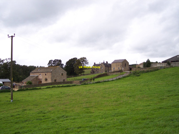 Photo 6"x4" Pendle Hall from Pendle Way Padiham c2012