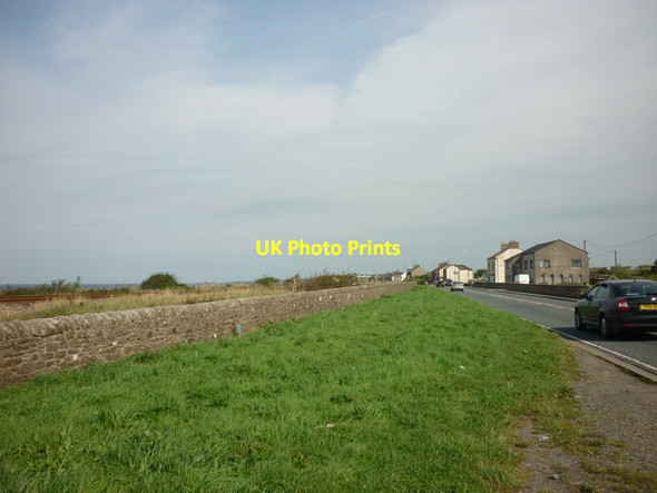 Photo 6"x4" houses on Main Road (A596) at Flimby Flimby c2012