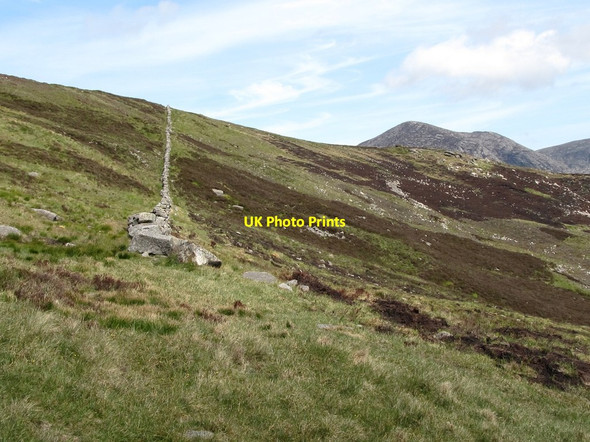Photo 6"x4" Wall on the eastern side of Slieve Binnian Annalong c2011