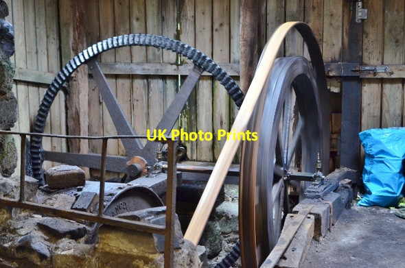 Photo 6"x4" Finch Foundry - Pit gearing for fan Ramsley c2012