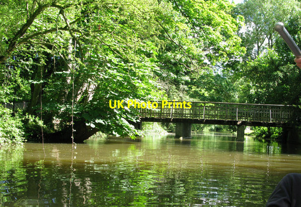 Photo 6"x4" Footbridge over a branch of the River Cherwell Oxford\/SP5106 c2012