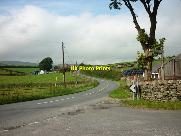 Photo 6"x4" The B5281 at Low Flan Farm Ulverston c2012