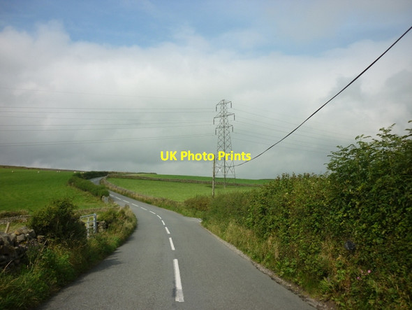 Photo 6"x4" Looking north along the B5281 Ulverston c2012