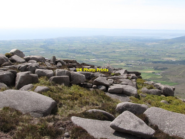 Photo 6"x4" View south across the unnamed south-eastern spur of Slieve Binnian Attical c2011