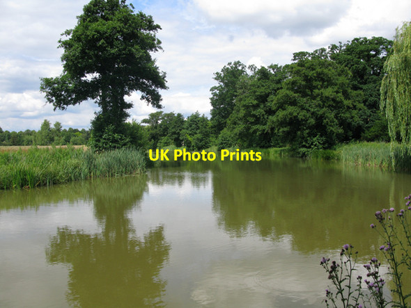 Photo 6"x4" Oldpark Water on Wrest Park estate Silsoe c2012