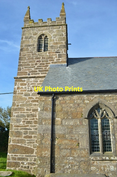 Photo 6"x4" Morvah Church Morvah c2012