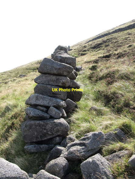 Photo 6"x4" Walls on the eastern side of Binnian Attical c2012