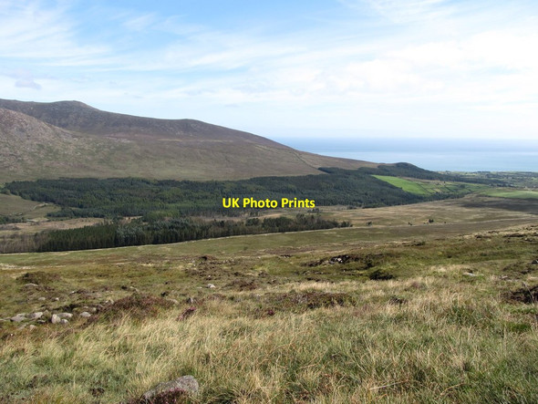 Photo 6"x4" Annalong Wood from the slopes of Slieve Binnian Annalong c2012