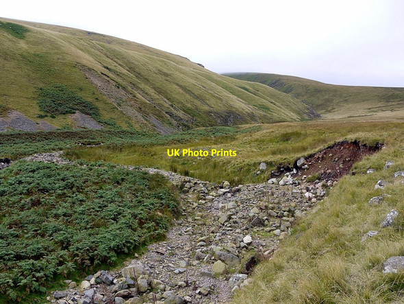 Photo 6"x4" College Burn below the Hen Hole Sourhope c2012