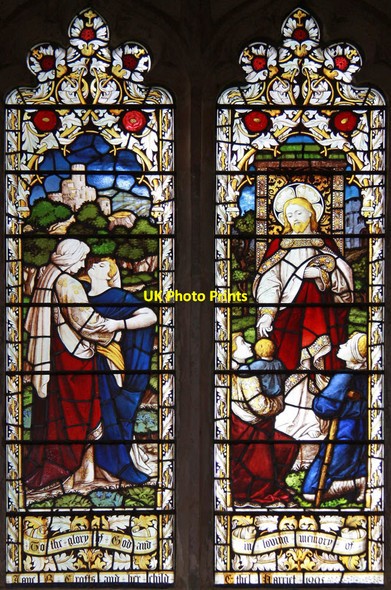 Photo 6"x4" All Saints, Mountfield - Stained glass window Mountfield\/TQ7320 c2012