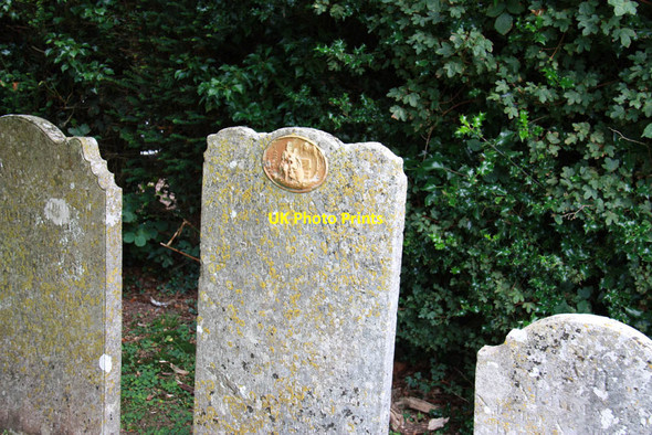 Photo 6"x4" All Saints, Mountfield - Gravestone Mountfield\/TQ7320 c2012