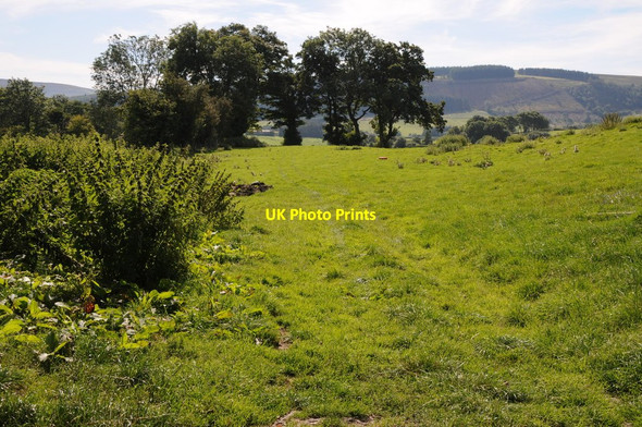 Photo 6"x4" Farmland at Llansantffraed-in-Elwel Hundred House c2012