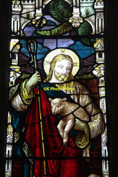 Photo 6"x4" Stained Glass, Church of St James, Sutton Cheney, Leicestershire Sutton Cheney c2012