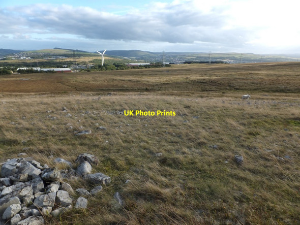 Photo 6"x4" Southern slopes of Mynydd Llangynidr Rassau c2012