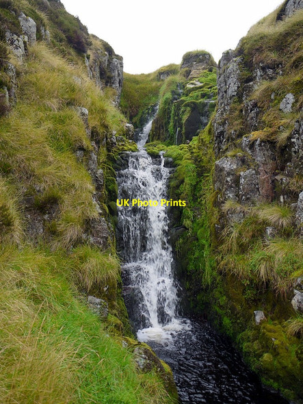 Photo 6"x4" Waterfall on College Burn Auchope Cairn c2012