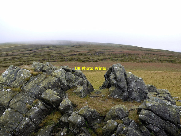 Photo 6"x4" Peat hags south-east of Braydon Crag West Hill\/NT8921 c2012