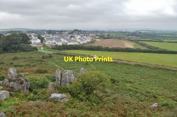 Photo 6"x4" View from Roche Rock Trezaise c2012